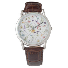 Reloj De Pulsera Jardín de flores silvestres Baby in Bloom 