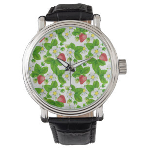 Reloj De Pulsera Jardín de fresa