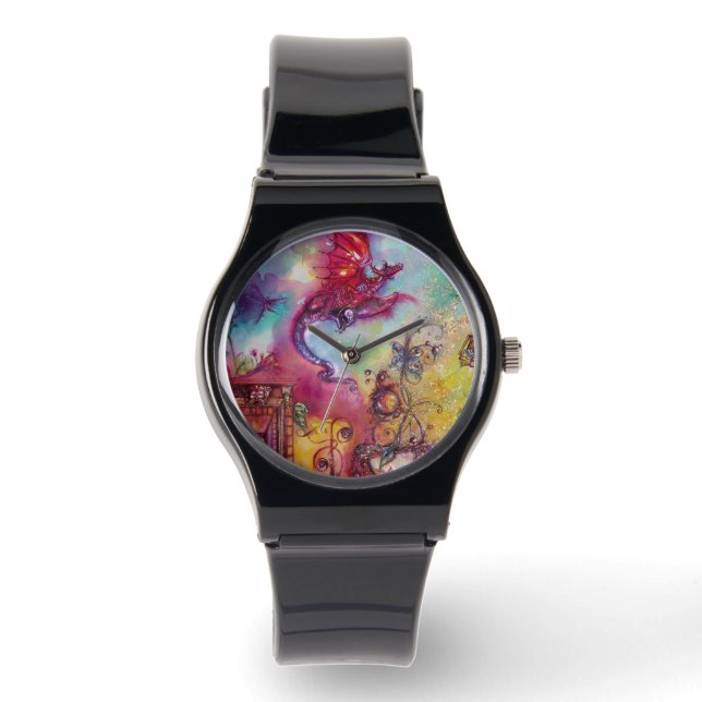 RELOJ DE PULSERA JARDÍN DE LAS SOMBRAS PERDIDAS / DRAGÓN ROJO VOLAD (Anverso)
