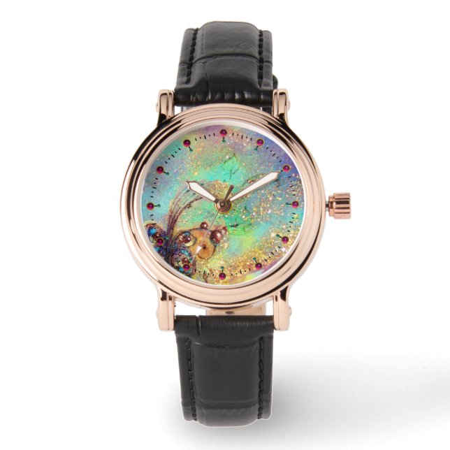 RELOJ DE PULSERA JARDÍN DE LAS SOMBRAS PERDIDAS, PLANTA MAGIA DE MA (Anverso)