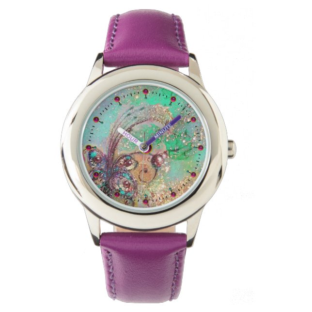 RELOJ DE PULSERA JARDÍN DE LAS SOMBRAS PERDIDAS, PLANTA MAGIA DE MA (Anverso)