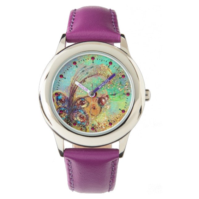 RELOJ DE PULSERA JARDÍN DE LAS SOMBRAS PERDIDAS, PLANTA MAGIA DE MA (Anverso)
