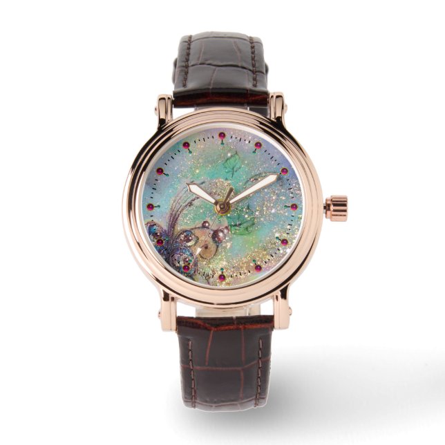 RELOJ DE PULSERA JARDÍN DE LAS SOMBRAS PERDIDAS, PLANTA MAGIA DE MA (Anverso)