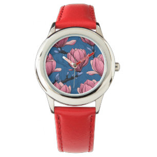 Reloj De Pulsera Jardín de Magnolia