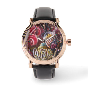 Reloj De Pulsera JARDÍN DE MELISSA / Flores Mágicas con Scarab