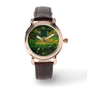 Reloj De Pulsera Jardín de Monet, Giverny, Francia en otoño