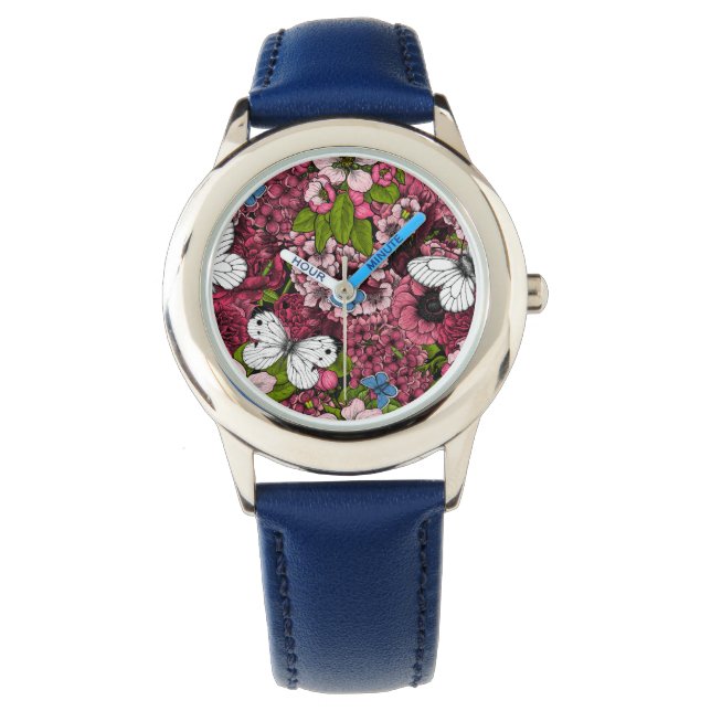 Reloj De Pulsera Jardín de primavera (Anverso)