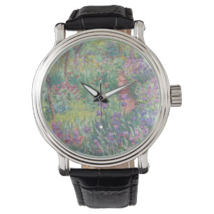 Reloj De Pulsera Jardín en Giverny por Claude Monet