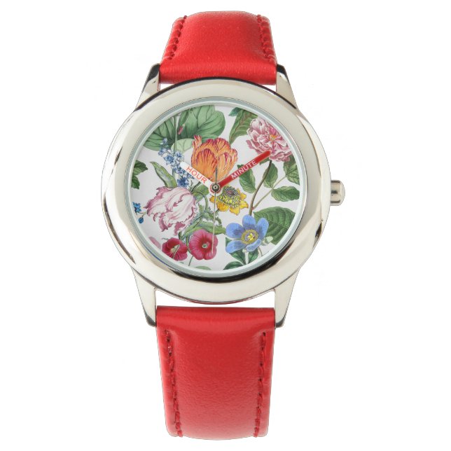 Reloj De Pulsera Jardín primavera (Anverso)