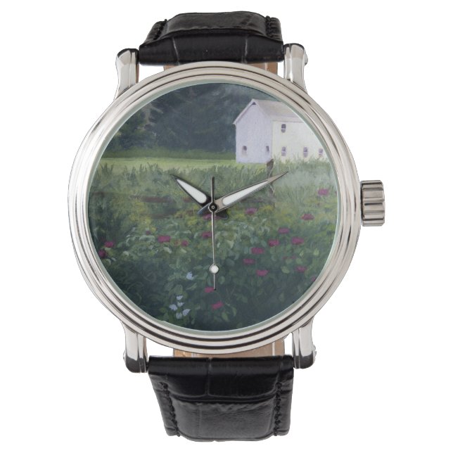 Reloj De Pulsera Jardín Rústico (Anverso)
