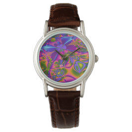 Reloj De Pulsera Jardinería psicodélica