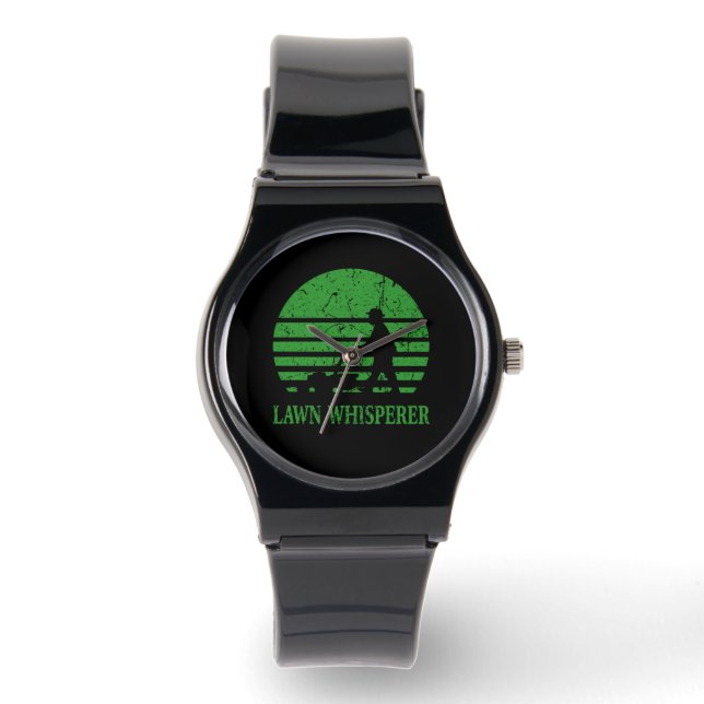 Reloj De Pulsera Jardinero - Susurrador de Césped (Anverso)