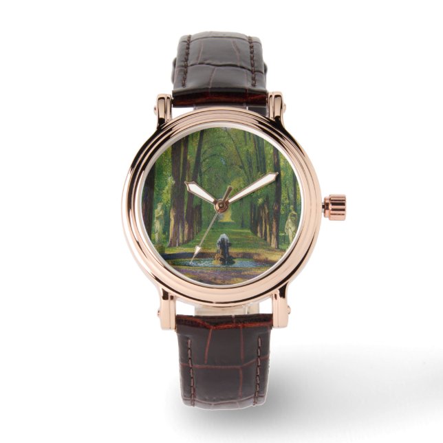 Reloj De Pulsera Jardines del Palacio de Versalles (Francia) (Anverso)