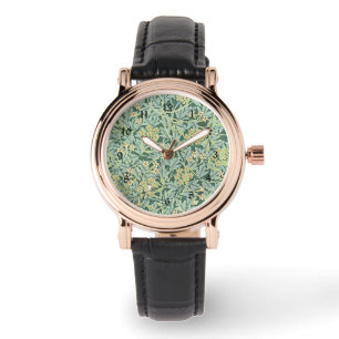 Reloj De Pulsera Jasmine, un patrón de William Morris,