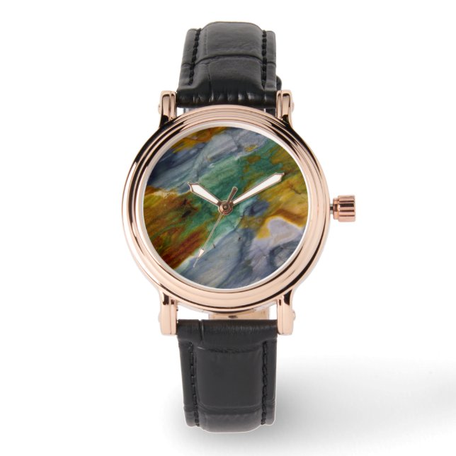 Reloj De Pulsera Jasper Piute Colorido (Anverso)