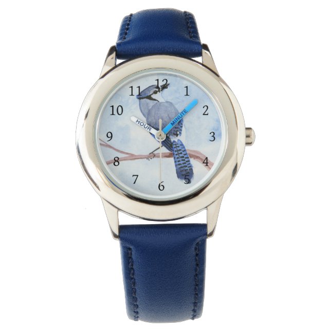 Reloj De Pulsera Jay azul (Anverso)