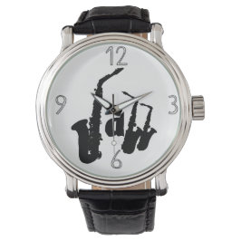 Reloj De Pulsera Jazz Sax Elija su color de fondo Watch 1