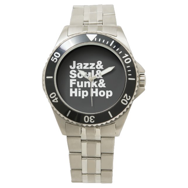 Reloj De Pulsera Jazz y Soul y Funk & Hip Hop (Anverso)
