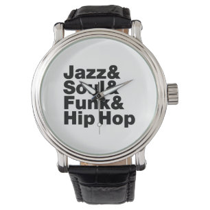Reloj De Pulsera Jazz y Soul y Funk & Hip Hop
