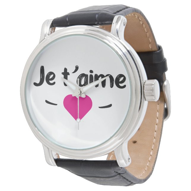 Reloj De Pulsera Je t'aime (Angular)