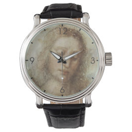 Reloj De Pulsera Jefe de Cristo (Cristianismo) (Leonardo da Vinci)