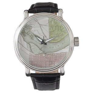 RELOJ DE PULSERA JEFFERSONVILLE, INDIANA: MAPA