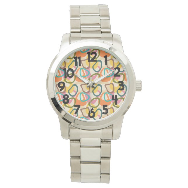 Reloj De Pulsera Jelly Squares (Anverso)