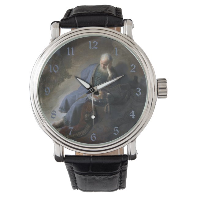 Reloj De Pulsera Jeremías lamentando la caída de Jerusalén, Rembran (Anverso)