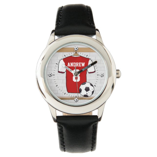 Reloj De Pulsera Jersey de fútbol personalizado (Anverso)