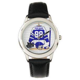 Reloj De Pulsera Jersey personalizado del hockey sobre hielo