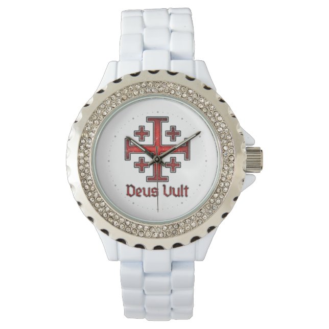 Reloj De Pulsera Jerusalén Caballero Templario cruzada cruzada cris (Anverso)