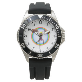 Reloj De Pulsera Jesucristo haciendo Clean and Jerk