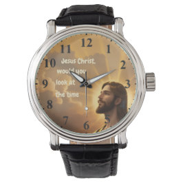 Reloj De Pulsera Jesucristo, ¿podrías ver el tiempo humorístico?