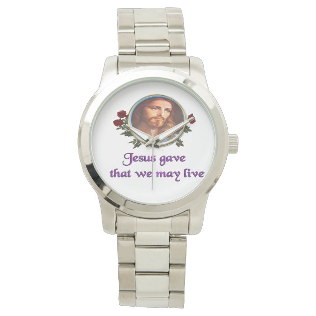 Reloj De Pulsera Jesús (Anverso)