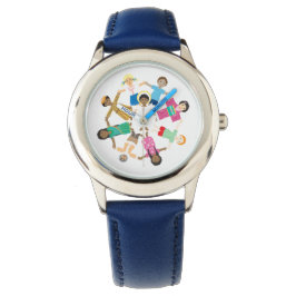 Reloj De Pulsera Jesús ama a los niños del mundo