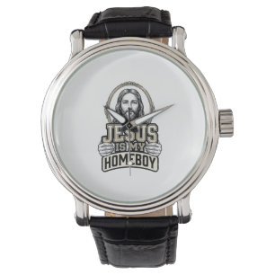 Reloj De Pulsera Jesús Antiguo es Mi Diseño de Vector Grabado Compa