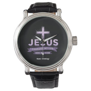 Reloj De Pulsera Jesús Cambió Mi Vida Preguntándome Cómo De Fe