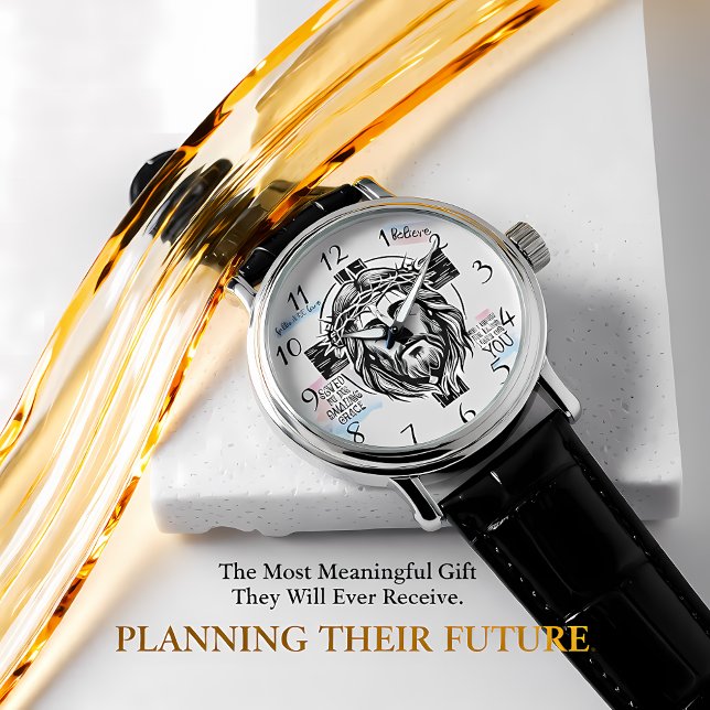 Reloj De Pulsera Jesús con corona de ánimos (Subido por el creador)