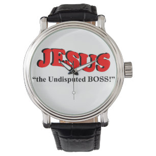 Reloj De Pulsera JESÚS - "¡el JEFE indiscutible!" (Reloj de muñecas
