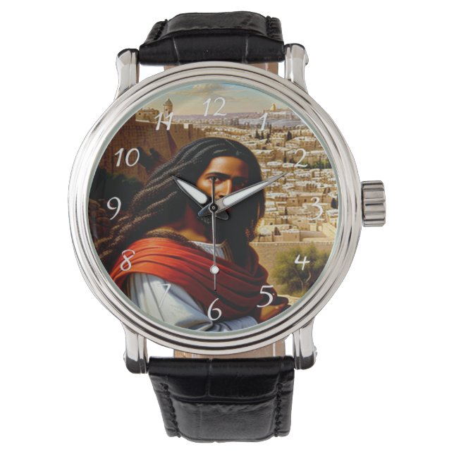 Reloj De Pulsera Jesús en el Observatorio de Jerusalén (Anverso)