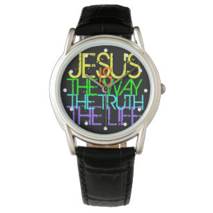 Reloj De Pulsera Jesús es el Camino, los Hombres Cristianos