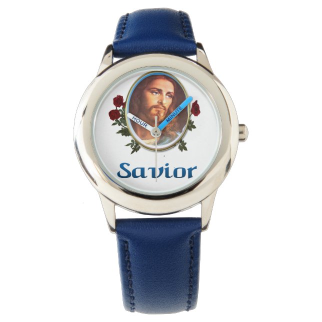 Reloj De Pulsera Jesús es el salvador (Anverso)