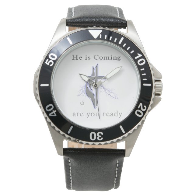 Reloj De Pulsera Jesús está llegando (Anverso)