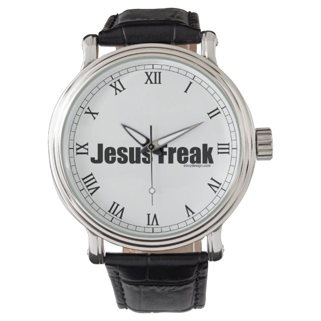 Reloj De Pulsera Jesus Freak (Anverso)