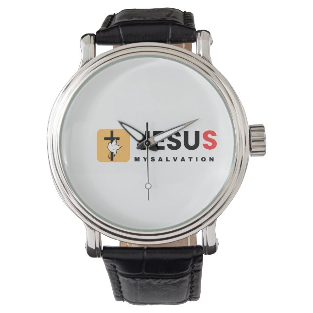 Reloj De Pulsera Jesús mi salvación (Anverso)