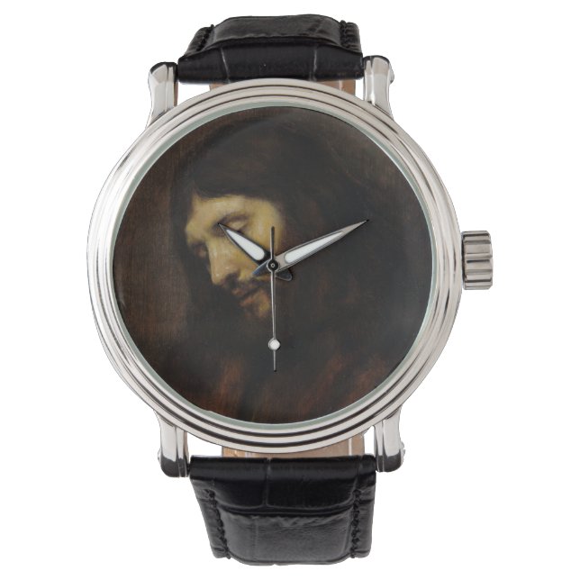 Reloj De Pulsera Jesús mirando hacia abajo (Anverso)