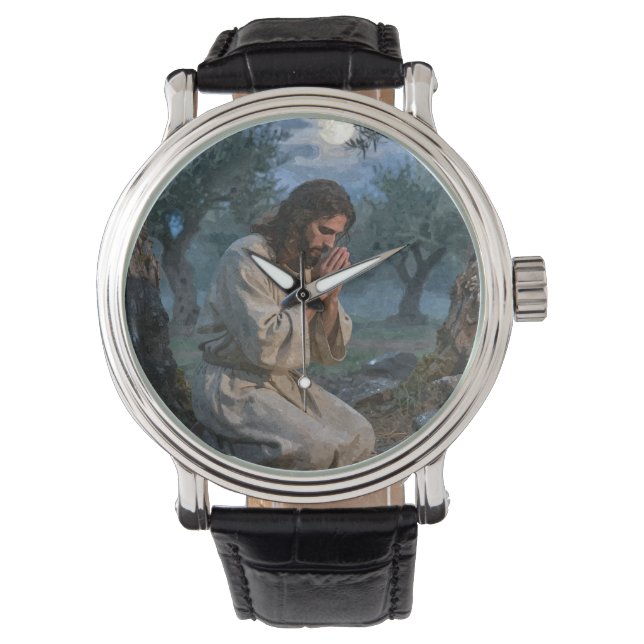 Reloj De Pulsera Jesús orando (Anverso)