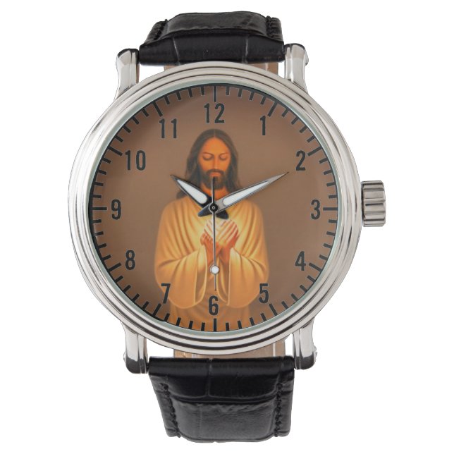 Reloj De Pulsera Jesús rezando eWatch (Anverso)