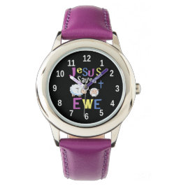 Reloj De Pulsera Jesus Saves Ewe | Regalos Niños Cristianos