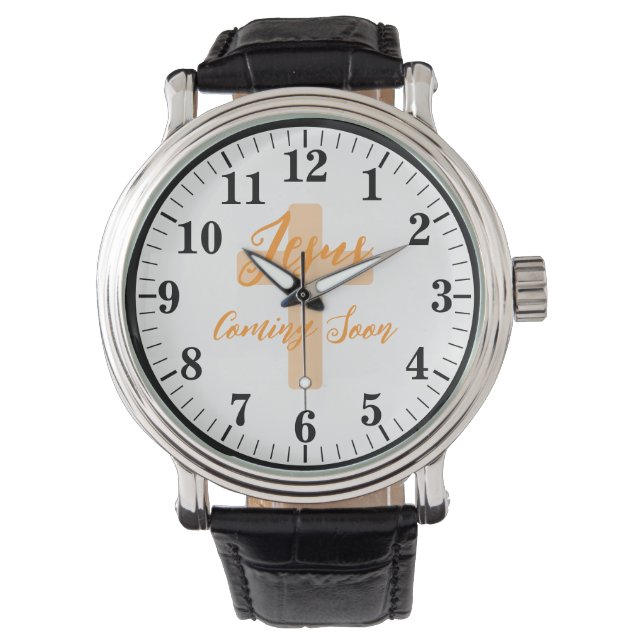 RELOJ DE PULSERA JESÚS VIENE PRONTO (Anverso)